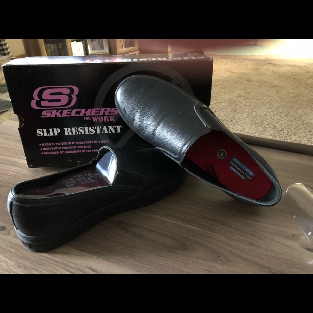 Sketchers for work slip resistant shoes